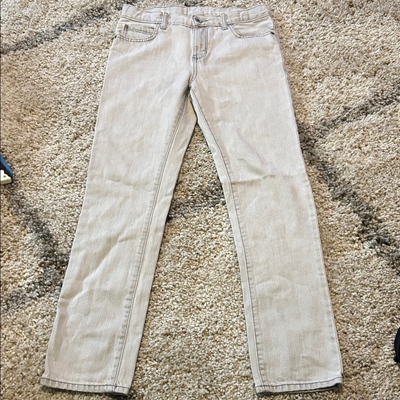 Children's Place adjustable waist gray skinny jeans size 12 - Picture 1 of 3